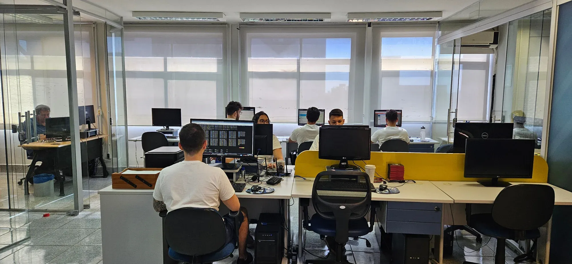 Equipe da Task no escritório em Belo Horizonte