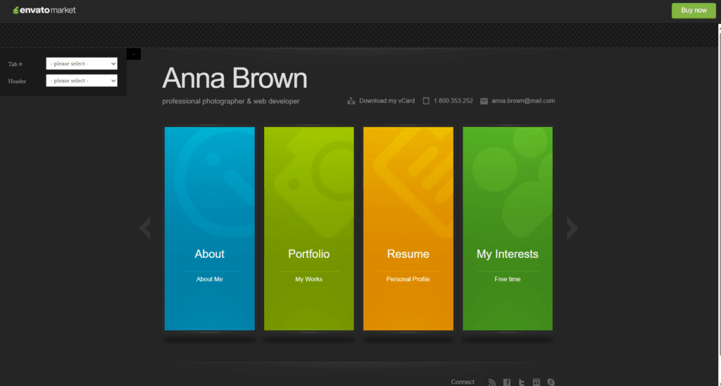 Print de exemplo do template WordPress Cascade